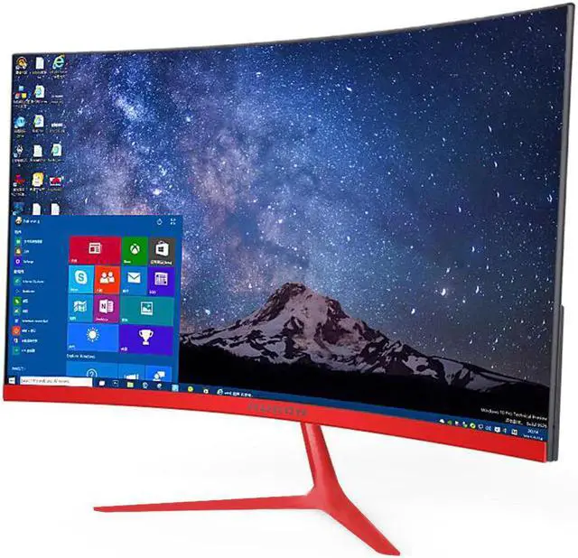 Main image of 24 inch 1920×1080P Curved screen 75Hz Gaming Monitor PC LCD/TFT 23.8 Inch Computer Display /VGA interface