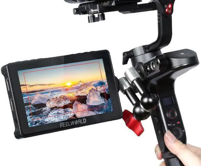Alt view image 3 of 5 - F5 Pro V2 5.5 Inch Touch Screen DSLR Camera Field Monitor 3D LUT 4K Wireless transmission LED Light