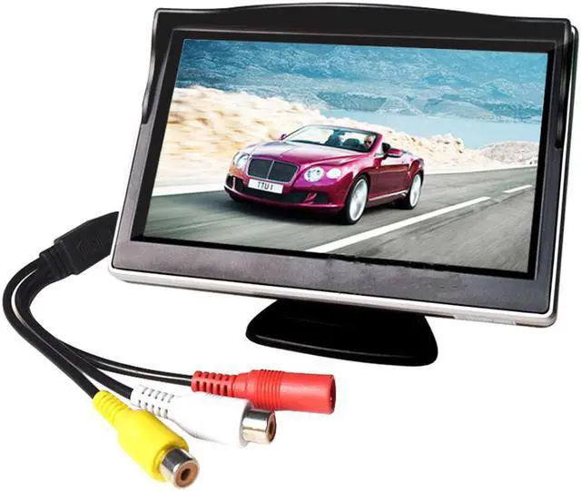 Main image of 5 Inch Car Monitor TFT LCD Screen HD Digital Color Car Rear View Monitor Support DVD / Camera /Digital TV box