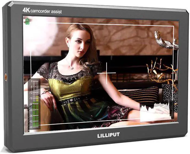 Alt view image 2 of 5 - A8 A8S 8.9 Ultra Slim IPS Full HD 1920*1200 4K 3G-SDI 3D-LUT On-camera Video Field Monitor for DSLR Digital Camera