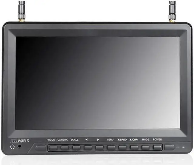 Alt view image 2 of 5 - FPV1032 10.1 Inch IPS FPV Monitor with Built-in Battery Dual 5.8G 32CH Diversity Receiver 1024x600 Wireless Monitors