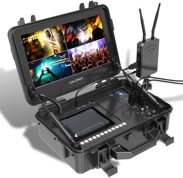 Main image of BM120-4KS New 12.5" 3840x2160 4x4K 3G-SDI in&Out Broadcast Director Monitor with HDR,3D-LUT,Color Space