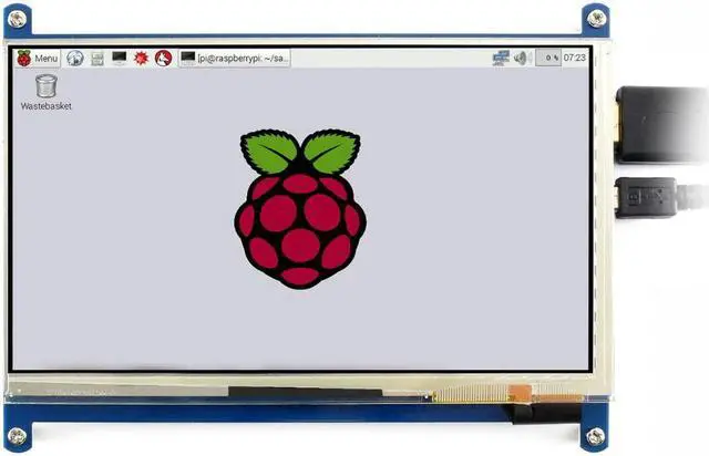 Main image of 7"  LCD (C) Capacitive Touch Screen IPS Supports Raspberry Pi Zero/Zero W/Zero WH/2B/3B/3B+ Computer Monitor