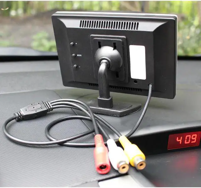 Alt view image 4 of 5 - 5 Inch Car TFT Color LCD Rear View Monitor Digital Screen Display Support VCD DVD GPS Camera with 2 Video Inputs