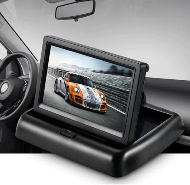 Alt view image 5 of 5 - 4.3 inch Car Monitor for Rear View Camera Screen Reverse Camera Monitor Display Two AV Inputs Color Video Screen