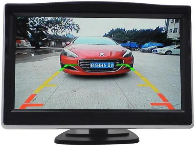 Alt view image 4 of 5 - car Monitor 5" 800*480 TFT LCD HD Screen Monitor for Car Rear Rearview Backup Camera Parking System Two inputs