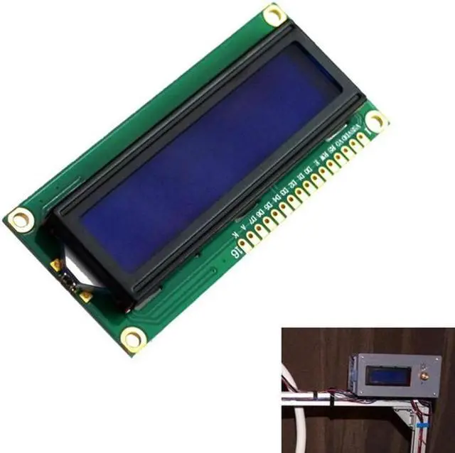 Alt view image 2 of 5 - 10Pcs 1602 16X2 Character LCD Display Module HD44780 Controller Blue Sn Backlight LCD1602 LCD Monitor