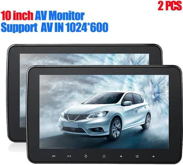 Main image of 1024*600 with HD Radio AV monitor for car radio DVD Player 10 Inch TFT Digital LCD Screen Car Headrest Player Touch Monitor