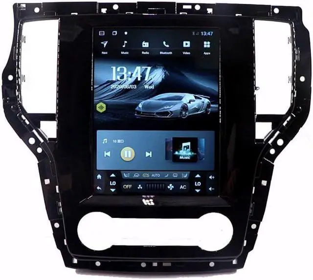 Alt view image 4 of 5 - Android 8.1Car DVD Player For Roewe RX5 2018 4+64GB 12.1inch Tesla Vertical touch Screen Quad Core Car GPS Navigation