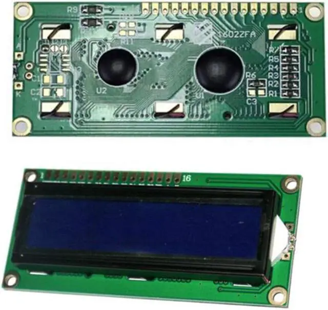 Alt view image 4 of 5 - 10Pcs 1602 16X2 Character LCD Display Module HD44780 Controller Blue Sn Backlight LCD1602 LCD Monitor