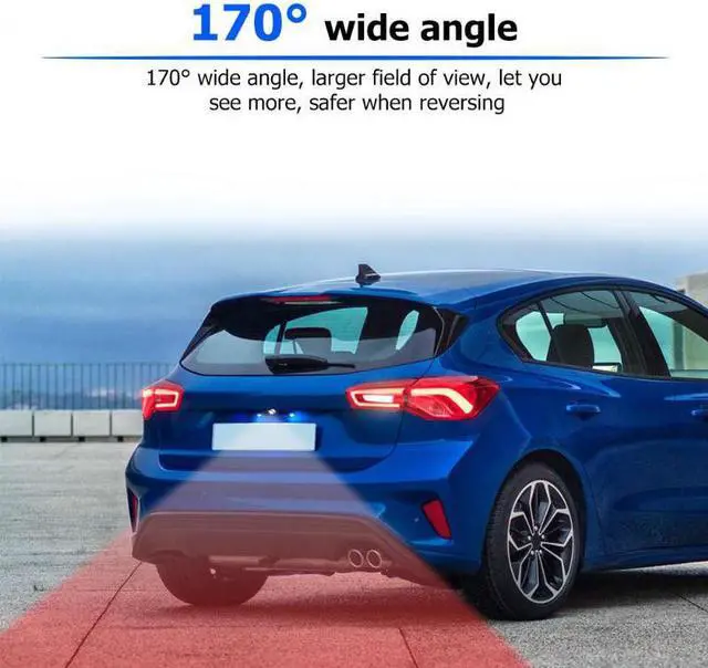 Alt view image 4 of 5 - Camera IR Night Vision Parking Camera LED 3rd Stop Brake Light IP68 Waterproof for Sprinter Crafter