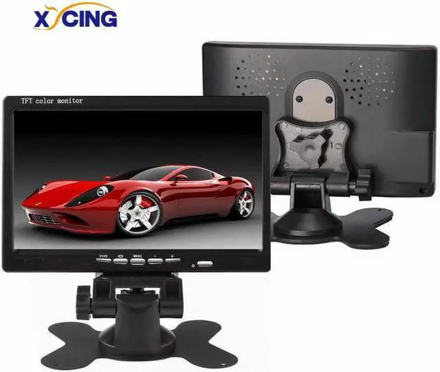 Alt view image 2 of 5 - Universal 7'' 800*480 Color TFT LCD Car Monitor Display Wired Cameras Reverse Camera Parking System for Car Rear view Monitors
