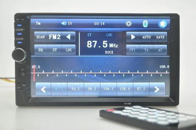 Alt view image 4 of 5 - 7 Inch 2 din Car Radio HD Autoradio MP5 Player Touch Screen Auto audio Car Stereo Bluetooth Mirror Link radio cassette player