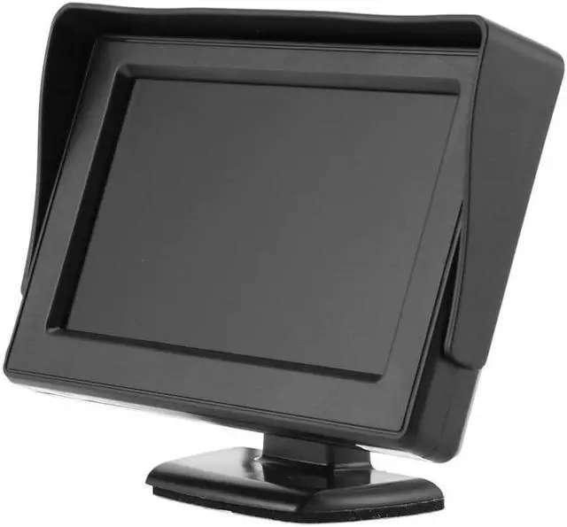 Main image of 4.3 Inch TFT LCD Monitor Car Rearview Full Color Display 2-channels Video Inputs Visual Reversing for Car VCD/DVD/GPS/Camera