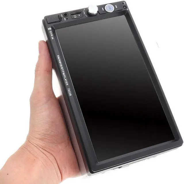 Alt view image 3 of 5 - 7 Inch 2 DIN Car Stereo Radio Multimedia MP5 Player FM USB AUX HD bluetooth HD Touch Screen Support Rear Camera Universal Radio