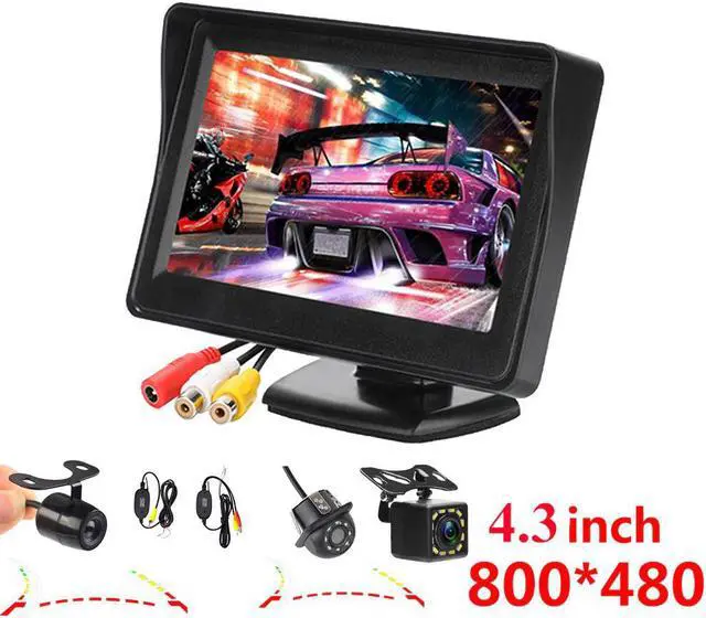 Main image of Rear View Camera Reversing Parking System Kit 4.3 inch TFT LCD Rearview Monitor Waterproof Night Vision Backup Camer