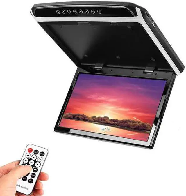 Alt view image 5 of 5 - 15.6" HD Wide Screen Car DVD Player Car Ceiling Flip Down Monitor Roof Mount Player 1920*1080