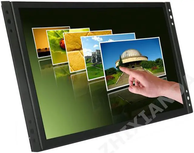 Alt view image 3 of 5 - GC1116 11.6 Inch High Resolution 1920*1080 Open Frame Capacitive Touch Monitor With VGA//USB Sperkers