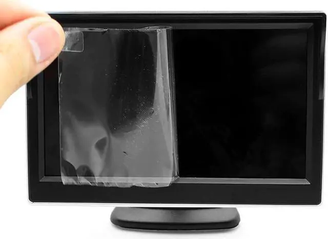 Alt view image 5 of 5 - 5 Inch Car TFT Color LCD Rear View Monitor Digital Screen Display Support VCD DVD GPS Camera with 2 Video Inputs