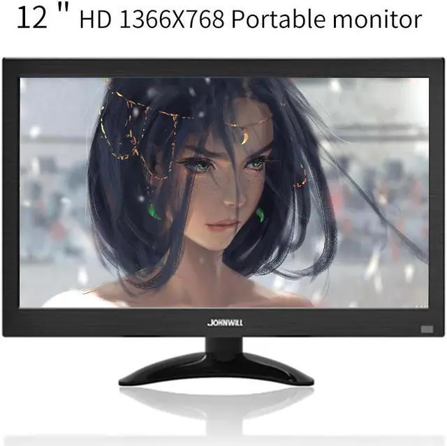 Alt view image 3 of 5 - 13.3" 1366x768 portable HD monitor pc LCD TV Display with VGA USB AV BNC 12/10.1 inch gaming monitor