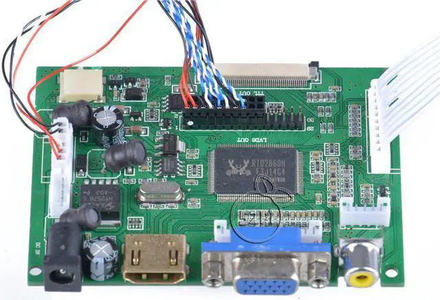 Alt view image 4 of 5 - 52 10.1 inch 1366x768 LCD Display Monitor TFT Panel for Raspberry 3/2 Model B and Windows