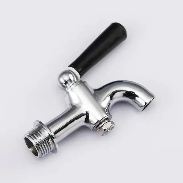 Main image of 1pc Brass Chrome Finished Bibcock Insulation Bucket Tap Teacup Open Bucket Electric Teapot Water Faucet
