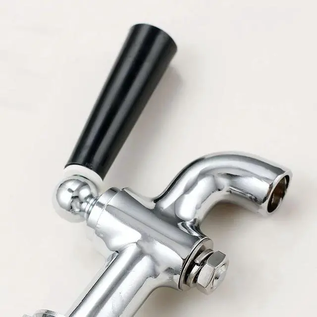 Alt view image 5 of 6 - 3/8' Brass Chrome Long Electric Teapot Faucet Hot Water Bottle Faucet Open Bucket Water Spout Bibcock