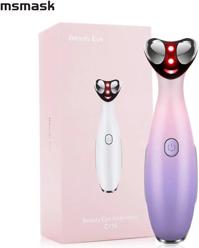 Main image of 6 In 1 RF Eye Beauty Electric Eye Massager Dark Circle Facial Vibration Thin  Radiofrequency Eye Beauty Anti Eye Bag Wrinkle