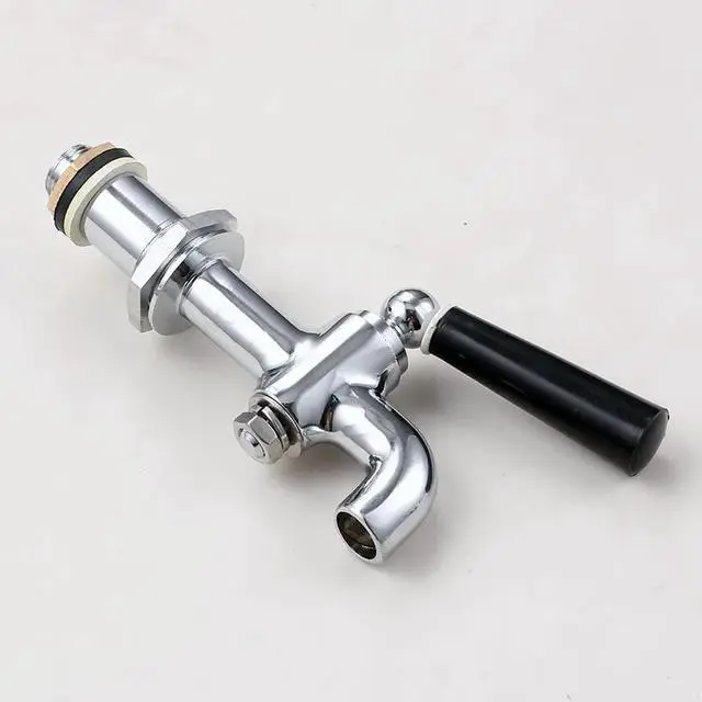 Alt view image 2 of 6 - 3/8' Brass Chrome Long Electric Teapot Faucet Hot Water Bottle Faucet Open Bucket Water Spout Bibcock