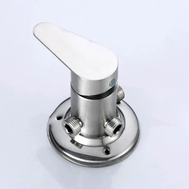 Alt view image 3 of 4 - 304 stainless steel Bathtub Faucet Wall Mounted Water Heater With Water Valve Mixing Valve Solar Hot and Cold Shower Faucet Tap