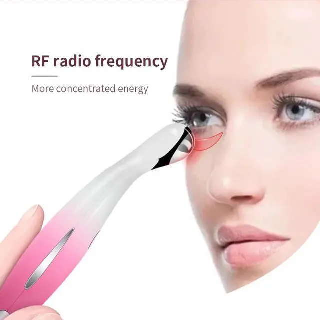 Alt view image 2 of 5 - 6 In 1 RF Eye Beauty Electric Eye Massager Dark Circle Facial Vibration Thin  Radiofrequency Eye Beauty Anti Eye Bag Wrinkle