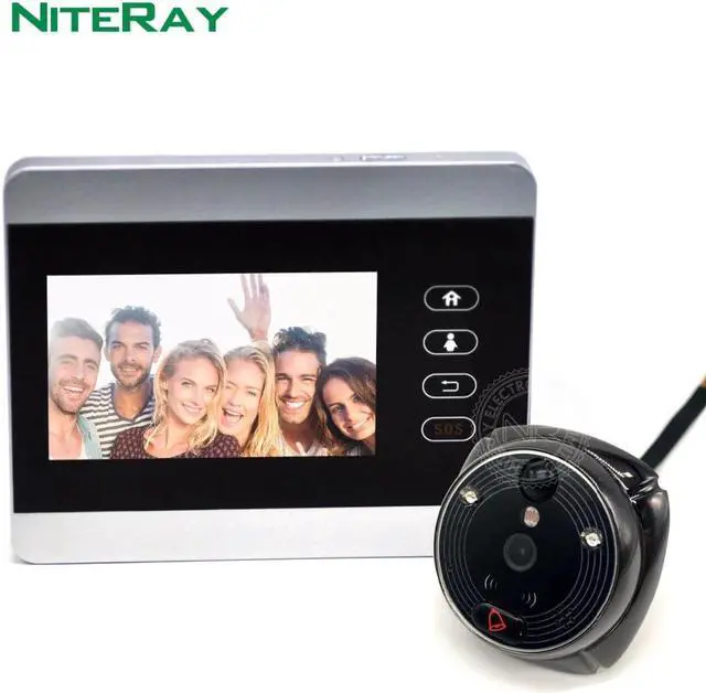 Main image of 4 Inch WiFi Video Call GSM Peephole 1080P Camera Two-way Audio Talk Doorbell Viewer Doorphone SMS Push Motion Alarm SD Card