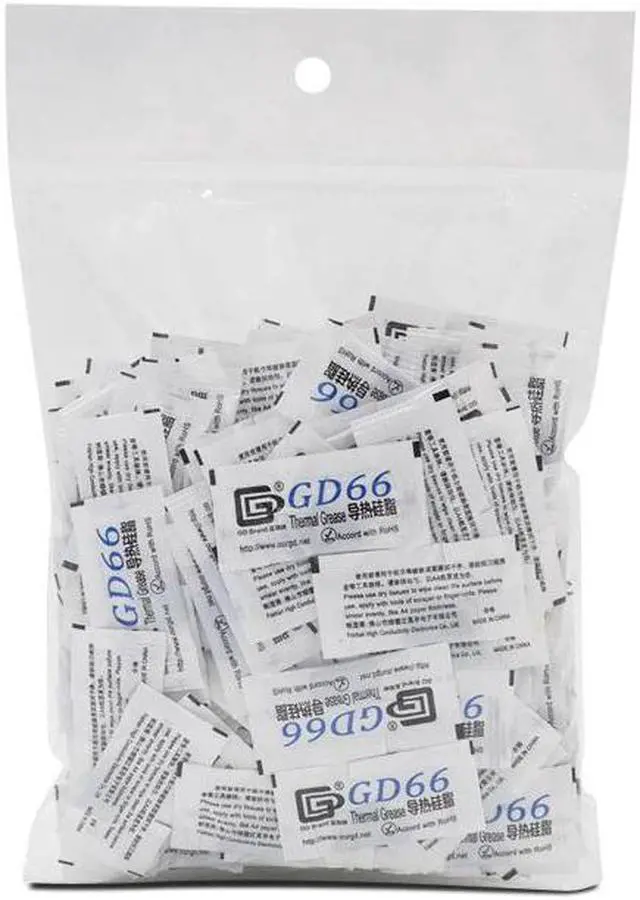 Alt view image 3 of 5 - 10pcs 66 Thermal Grease Paste Gray Environmentally Friendly Insulation Rapid Cooling High Performance Suitable Chip Radiating