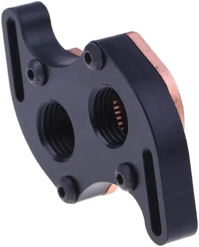 Alt view image 4 of 5 - and South Bridge S Shape Waterblock G1/4 inch Copper Support 44-58mm Water Block with Mounting Screws Water Cooling