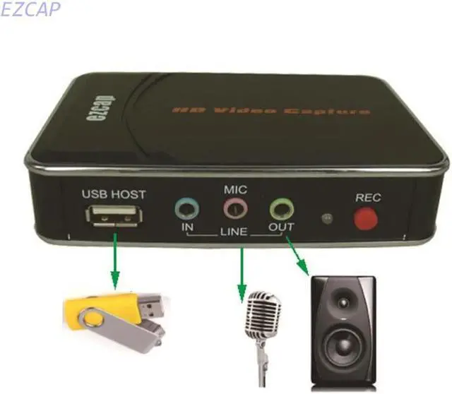 Alt view image 3 of 5 - 2017 New reproductor vhs, capture 1080P /YPbPr video to , USB Flash disk directly, no pc need,