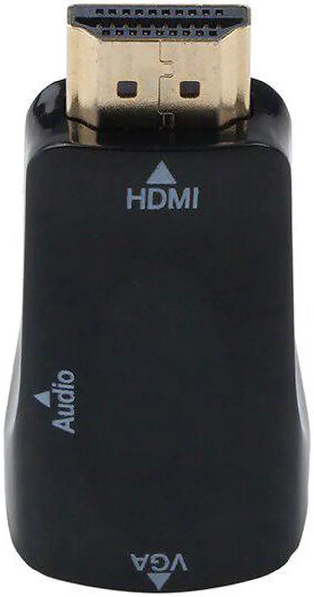 Alt view image 2 of 5 - Newest HDMI To VGA Converter Adapter Support 1080P HDTV Adapter With 3.5mm AV Audio Cable for Laptop Tablet PC