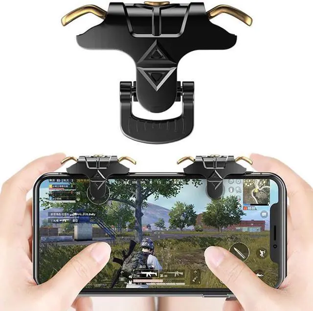 Main image of 1Pair MK-1 Games L1 R1 Pubg Mobile Game Controller Fire Key Shooter Button Gamepad Joystick Grip Trigger Control for IOS Android