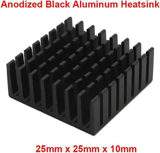 Alt view image 5 of 5 - Aluminum Fin HeatSink w/ Thermal Adhesive Tape,Thermally Conductive Adhesive Heat sink Cooling  Cooler for PC RAM,10pcs