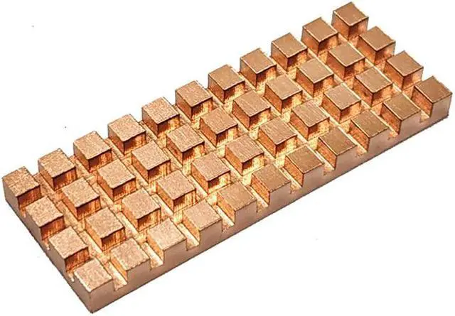 Main image of Copper Heatsink Cooler Heat Sink Thermal Conductive Adhesive for M.2 NGFF 2260 PCI-E NVME SSD 48x18x0.5/1.5/2/3/4mm