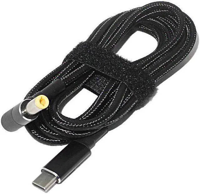 Alt view image 3 of 4 - 1.8m 100W USB Type C to 5.5x2.5mm Male Plug Converter USB C PD Charger DC Charging Cable Cord for Asus Lenovo Toshiba Laptop