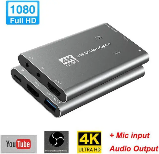 Main image of Out Game Conference Broadcast Plug And Play Video  Card USB 3.0  Recorder Portable Live Streaming 4K 1080P 60Hz
