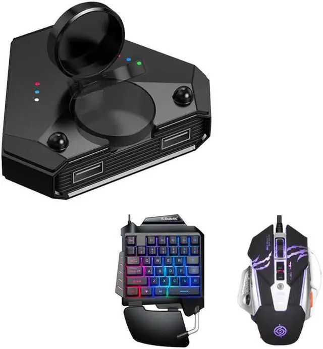 Main image of Pubg Mobile Bluetooth 5.0 Android PUBG Controller Mobile Controller Gaming Keyboard Mouse Converter For IOS Android Game