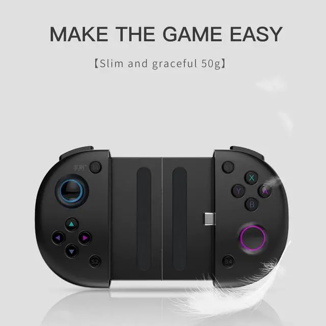 Main image of Type-C Mobile Game Controller Clickable Gamepad Analog Joystick with Type-C Port Fast Charging for Huawei Honor Android Phone