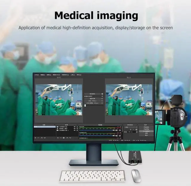 Alt view image 3 of 5 - Video 4K Loop Out MI Video Capture Card Video Tuner Card Recorder Box Game Recorder Box for PS4 Live Streaming