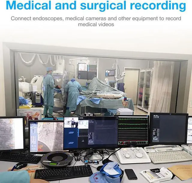 Alt view image 3 of 5 - Capture Card USB 2.0 Video Game Converter with Loop Out Device for Gaming Streaming Teaching Conference Live Broadcasting