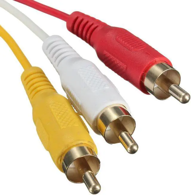 Alt view image 4 of 5 - 5 Feet 1080P HDTV HDMI Male to 3 RCA Audio Video AV Cable Cord Adapter Converter Connector Component Cable Lead For HDTV NEW