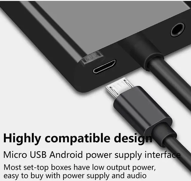 Alt view image 3 of 5 - 1PCS 1080P HDMI to VGA Adapter Digital to Analog Converter Cable with Audio For PS4 PC Laptop TV Box to Displayer HDTV 1080P