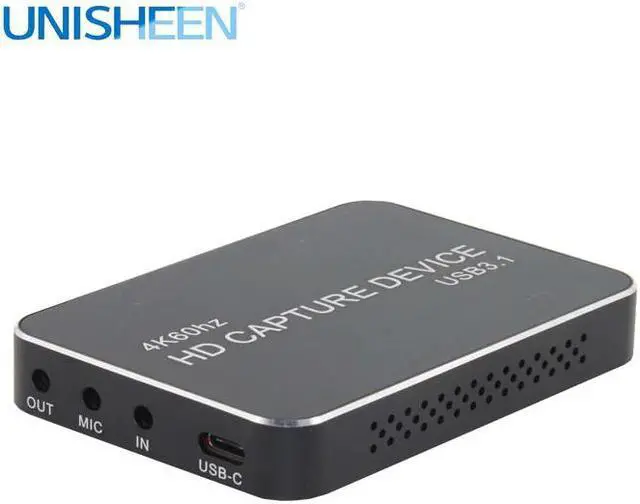 Alt view image 2 of 5 - 4K Capture Card UHD USB3.0 VIDEO  Dongle Game Streaming Live  Broadcast 2160P 1440P 1080P OBS/vMix/Wirecast/Xsplit