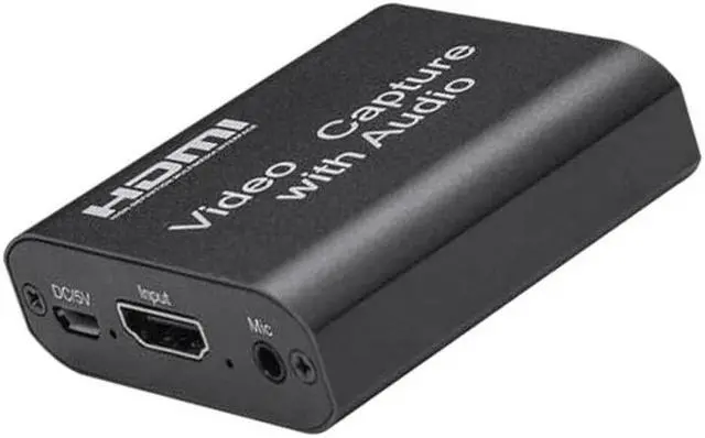 Alt view image 2 of 5 - 2pcs Usb 2.0 Video Capture Card with o Support Input Recorder Box for Game Record Live - 4K & 1080P