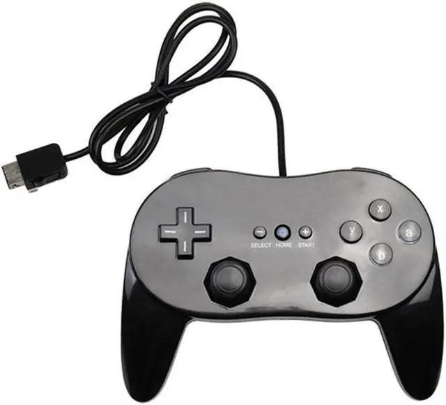 Alt view image 3 of 5 - Quality Gamepads Classic Game Controller With Grip Joypad Gamepad Plastic Black White For Nintendo Console